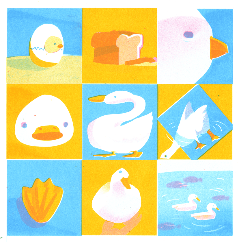 duck duck duck print