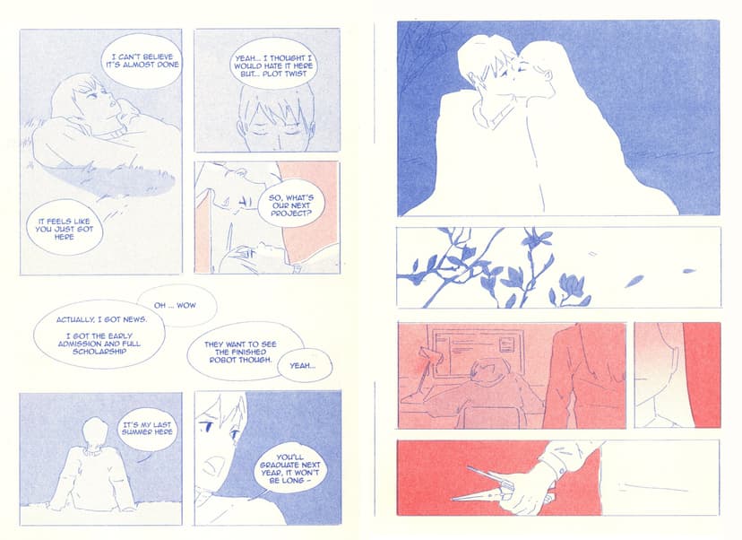 crossed wires comic spread