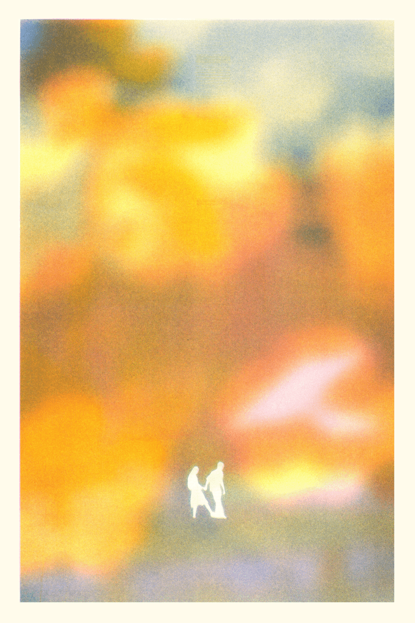 autumn walk print